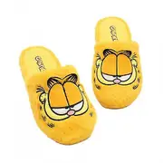 Garfield Unisex Adult Embroidered Slippers Yellow 5 UK-6 UK