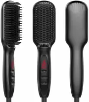 New Hair Straightener Ionic Brush for Frizz-Free Silky Hair Comb Brush For Home
