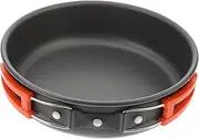 DECOMELODY Non-Stick Omelette Pan Camping Cookware Portable Frying Pan Campfire Cookware