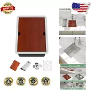 Durable 14-inch Undermount Kitchen Sink: Includes Cutting Board & Rinse Grid