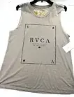 Roxy Playing Card Muscle Tank Top NWT Sz M, L Womens Tee Mauve Sleeveless