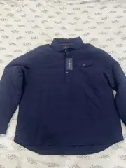 NWT Ralph Lauren Polo Golf Quilted 1/4 Button Up Men’s XL Performance Pullover