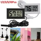 Mini LCD Digital Thermometer Hygrometer Aquarium Humidity Meter Gauge Fahrenheit