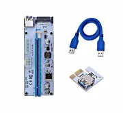 BTC Miner 008S PCI-E Riser PCIE 1x - 16x Riser card 60cm USB 3.0 Data Cable SATA
