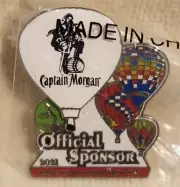 2021 CAPTAIN MORGAN SPONSOR ALBUQUERQUE INTERNATIONAL BALLOON FIESTA BALLOON PIN