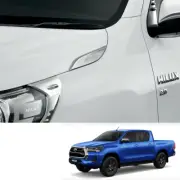 For Toyota Hilux Revo Prerunner 2021 22 Hood Garnish Chrome Trim Chrome (for: Toyota)