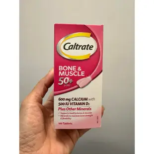（現貨）澳洲版 Caltrate 挺立鈣強力600mg鈣+1000iu維生素D(100顆/瓶)50歲以上版 粉