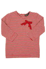 Stripe Bow Top--PAP-12454