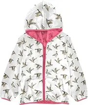 [Caihoyu] Girls Sherpa Jacket With Hood Toddler Fleece Zip Up Toddler Girl Fleece