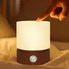Small Table Lamp, Portable Dimmable Night Light with Timer for Kids, 3000k Wa...