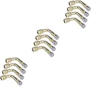 Yardwe Sets Degree Brass Air Valve Stem Adapter for Car Truck Motorcycle Valve Easy Install Pcs