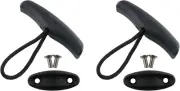 2Pcs 10Cm Canoe Kayak Handles Carry Kit Heavy Duty Strong Toggle Handle Rope Pul