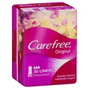 Carefree Liners Original Unscented 30 Pack