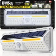 Bionic Solar Security Light XL, Solar Outdoor Lights Waterproof, Motion Sensor O