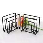 Metal Napkin Holder Vertical Countertop File Holder For Home Kitchen Table