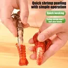 1pc Prawn Peeler Shrimp Deveiner Food-grade PC Peel Device Creative Kitchen Tool