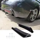 Black Rear Bumper Lip Splitter Diffuser Spats Canard For 3 Series E90 E91 F30