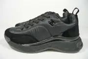 Chanel 21S G38035 black leather&nylon sneakers runners trainers 38-39 EUR sizes