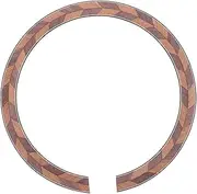 TEMPNAP Vintage Design Guitar Soundhole Decal Acoustic Music Instrument Sticker Round Decorative Inlay Decal for Guitar Modification