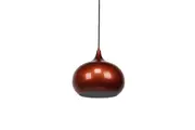 Kirby Inverted Bowl Metal Cord Drop Pendant Light Lamp - Pearl Copper.