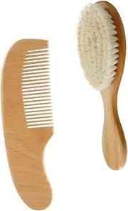 BESPORTBLE 1Set Scalp Massage Brush Wool Brush Comb Kit for Gentle Hair Washing Comfortable Bristles for Newborns