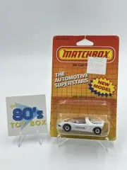 1986 MATCHBOX SUPERFAST MB49 WHITE PEUGEOT QUASAR NEW ON CARD