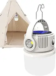 Solar Lantern,Survival Light - LED Portable Waterproof Flashlight Lantern with Digital Display for Survival Tent Pathway Lawn Gardening Camping Outdoor Activities