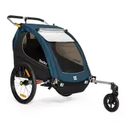 Burley Encore X Double Seat Child Bike Trailer – Blue – Brand New