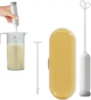 Electric Milk Frother - Baby Formula Mixer & Blender Tool | Mini Hand Foam Maker For Coffee, Formula Prep, Beverage Whisk, Portable Kitchen Accessory For Coffee