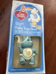 Vintage NIB Care Bear Baby Tugs Bear Poseable Figure Brand New in box 1984