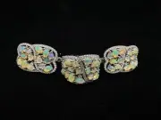 Opal from Ethiopia 5x3mm 4x3mm Ring Earring sets 925 sterling silver