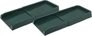 Rain Gutter Downspout Extension, Prevents Soil Loss Smooth Drainage Weather Proof Gutter Guards Downspout Extender PP for Outdoor (Green)