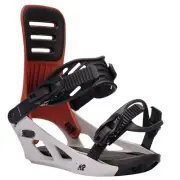 K2 Snow Formula Men's Snowboard Bindings, BRICK, Large MY25