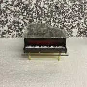 Vintage Clear Lucite Grand Piano Music Jewelry/Trinket Box