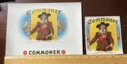 Commoner Cigar Box Labels NOS, Inner and Outer label Oliver Cromwell 1903
