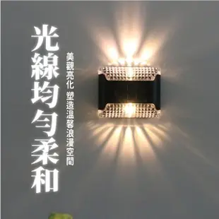 【照亮生活】太陽能智能感光防水LED牆壁燈4入(暖光 唯美 節能 造景燈 壁燈 戶外燈 氣氛燈 庭園燈 樓梯燈)