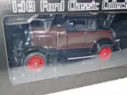 1931 FORD MODEL A COUPE 1:18 SUNSTAR OPENING HOOD DOORS & RUMBLE SEAT NIB