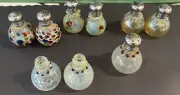 Hand Blown Glass Salt and Pepper Shakers 3 Sets plus 1 extra Italy