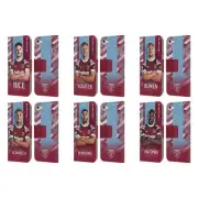 WEST HAM UNITED FC 2022/23 FIRST TEAM LEATHER BOOK CASE FOR APPLE iPOD TOUCH MP3