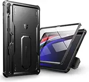 [Dexnor] for Samsung Galaxy Tab S9 Plus Case, [Built in Screen Protector and Kickstand] Heavy Duty Military Grade Protection Shockproof Protective Cover for Samsung Tab S9 Plus - Black