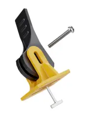 4PCS Tile Leveling System Kit Reusable Tile Spacer Wall Floor Clips Tool Yellow
