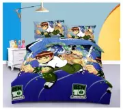 Ben 10 Cotton Queen Bedsheet 254x290 cm for kids,gifting