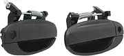 MAX COOL Car Outer Door Handles Front Right&Left Black Suitable for Holden Barina TK Hatch 3 5 DR 2005-2011