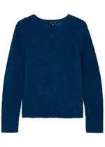 Eileen Fisher Linen-blend Jumper - Blue - L (UK 18-20 / XL) L (UK 18-20 / XL)