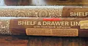 2 Rolls Vintage Mod 70s Rubbermaid Shelf Drawer Liner NEW 5ft X 22" Wide