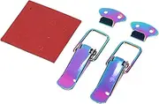Purple Car Hood Lock Quick Latch Clamp Hook Universal Auto Parts