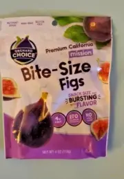 3 PACK BITE-SIZE FIGS SNACK SIZE AND BURSTING WITH FLAVOR, 4 oz/ 113 g EACH