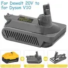 For Dewalt 20V Lithium Battery Convert Vacuum Cleaner Adapters to for Dyson V10