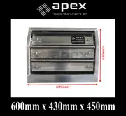 BRAND NEW ALUMINIUM PLATE TOOLBOX TOOL BOX DRAWERS - UTE TRUCK CAR STORAGE - 644