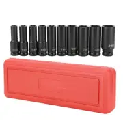 Socket Adapter 1/2 Inch Impact Socket Set 10pcs Repairing Tool